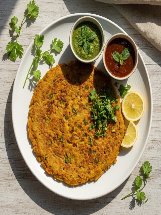 “Quick & Tasty Besan Chilla 💪 | The Ultimate Protein-Packed Snack!”