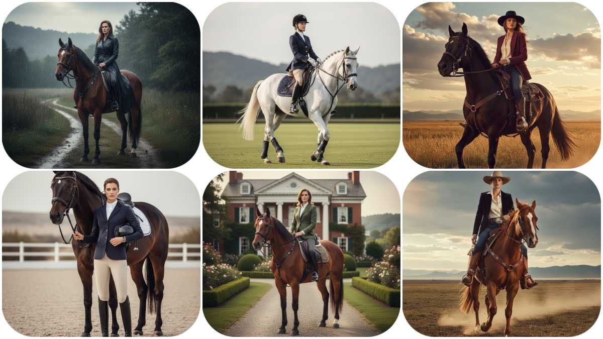 10 Gemini AI Prompts for Luxury American Editorial Horse Riding Photos