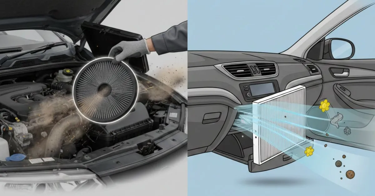 Air Filter vs Cabin Filter