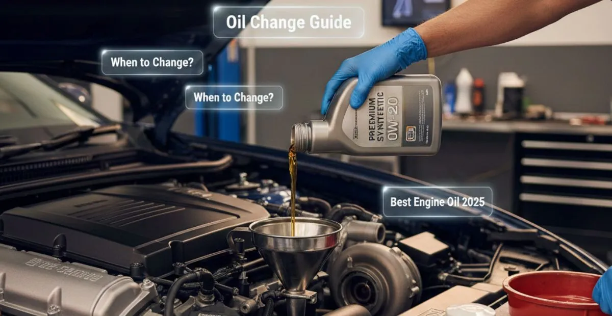 Car Engine Oil Change