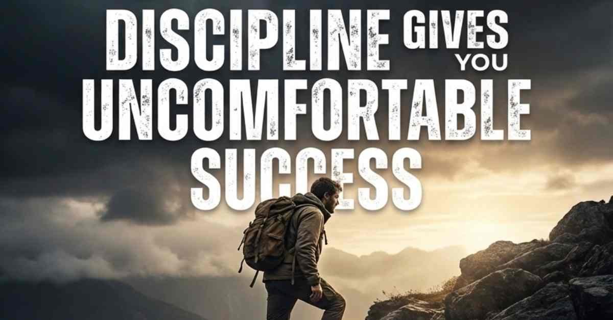 Discipline Gives You Uncomfortable Success