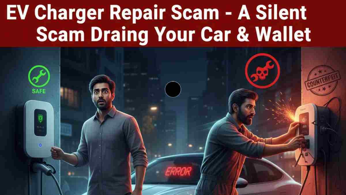 EV Charger Repair Scam: A Silent Scam Selling Both Your Vehicle and Hardware!