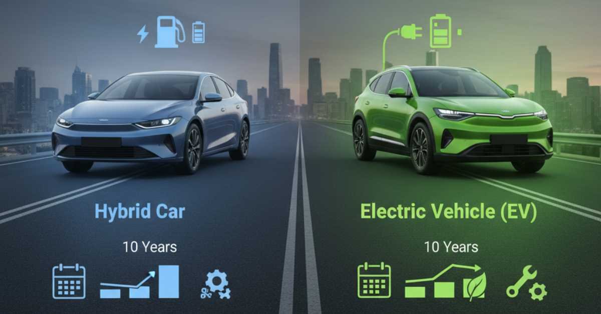 Hybrid vs EV: 10 साल में कौन सस्ता और समझदारी भरा विकल्प?