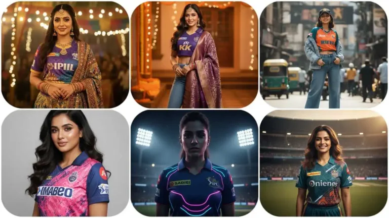 Top 10 Prompts: Gemini AI IPL 2026 Fashion Trend – Woman in Jersey via AI