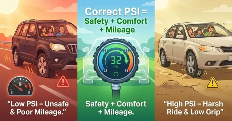 Low Tyre Pressure vs High Tyre Pressure