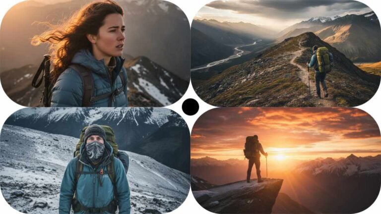 Natural Outdoor Light में Stunning Trekking Portraits बनाने के 10 AI Prompts