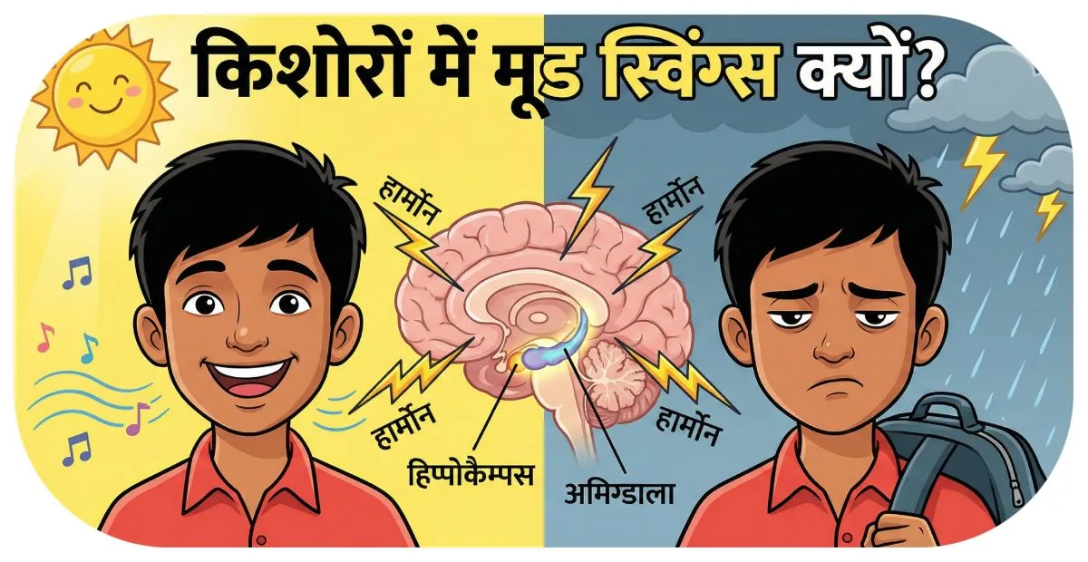 Teenagers Mein Mood Swings Kyun Hote Hain? किशोरों में मिजाज़ के अचानक बदलाव (मूड स्विंग्स) क्यों होते हैं?