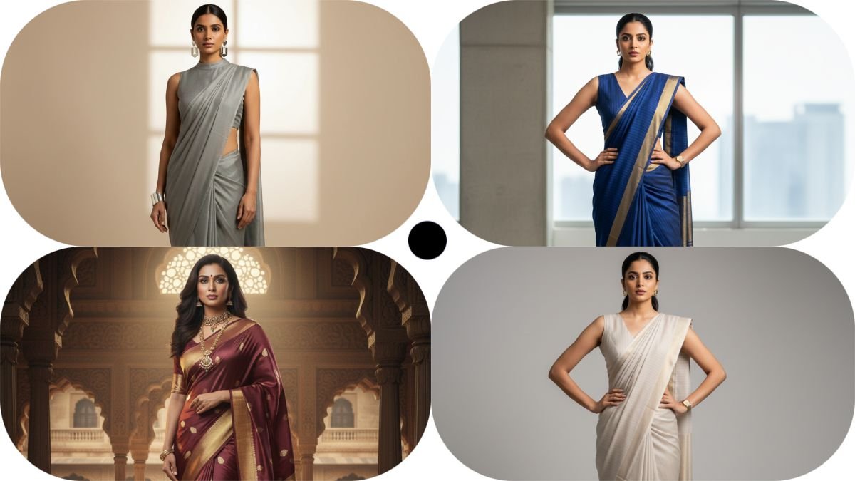 Top 10 Prompts: Create Saree Styling – A Pose That Reflects Strength, Control and Poise | Gemini Guide