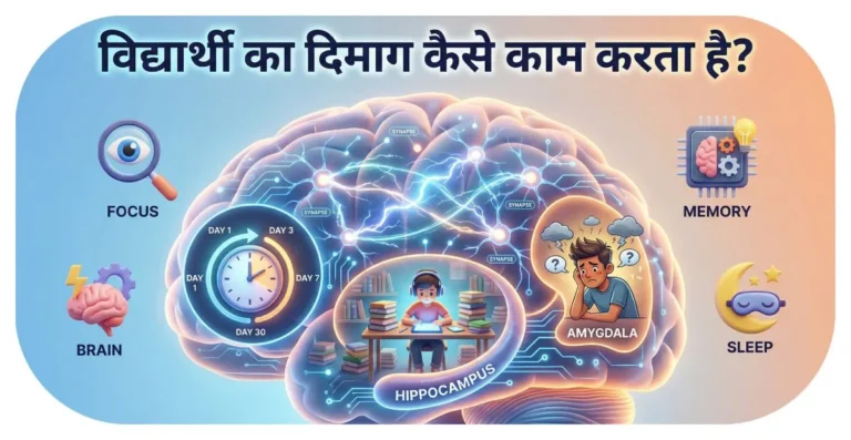  विद्यार्थी का दिमाग कैसे काम करता है (Student Brain Kaise Kaam Karta Hai)
