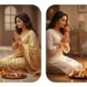 Cinematic Images of Girls During Saraswati Puja
