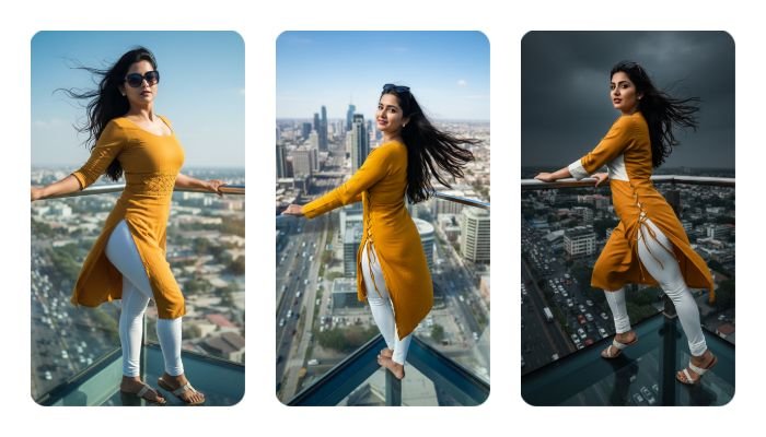 Top 20 Editorial AI Image Prompts for a Confident Skybridge Fashion Pose