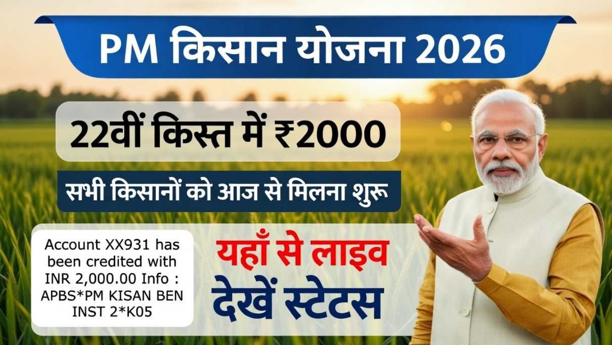 PM-Kisan-22th-Kist-Paisa-Jari