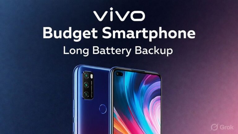 Vivo Budget Smartphone with Long Battery Backup