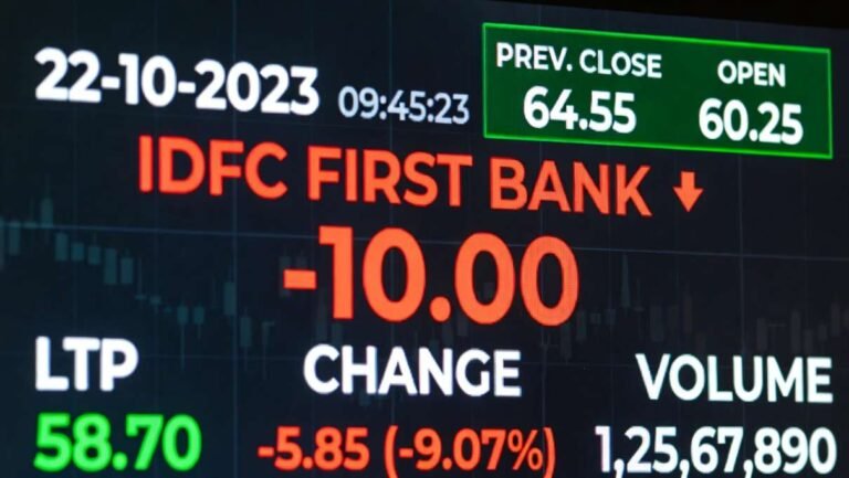 idfc first bank share