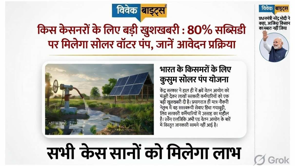 Solar Pump Subsidy Updates 2026