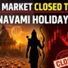 ram navami stock market