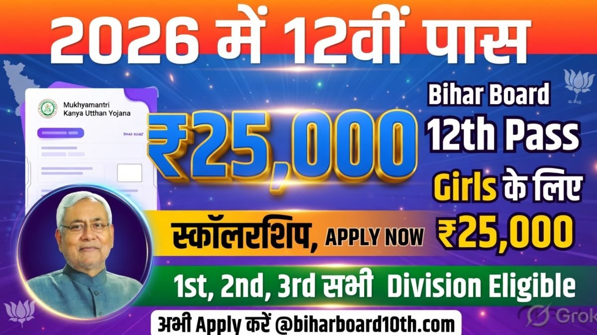 Bihar Board 12th Scholarship 2026 Apply