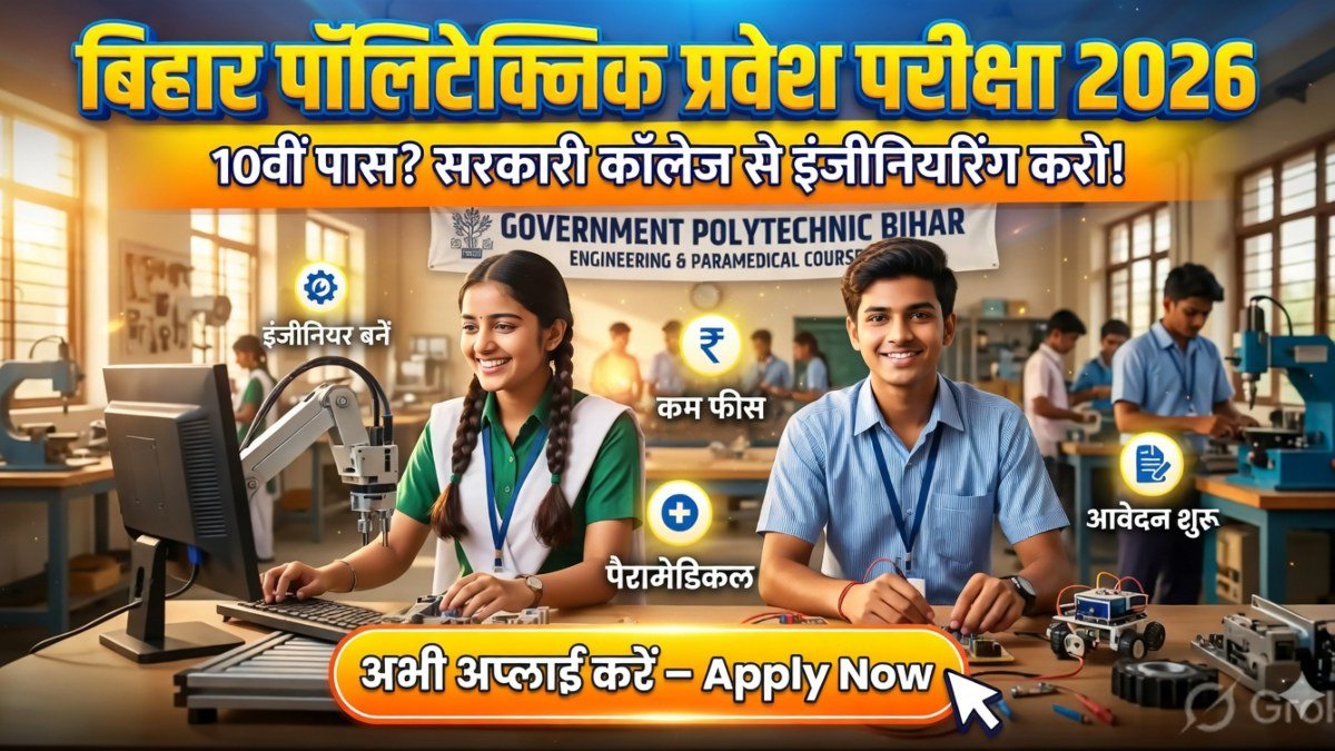 Bihar Polytechnic Online Form 2026