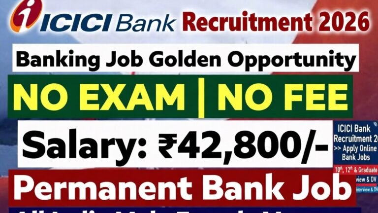 ICICI Bank Recruitment 2026 Apply Online