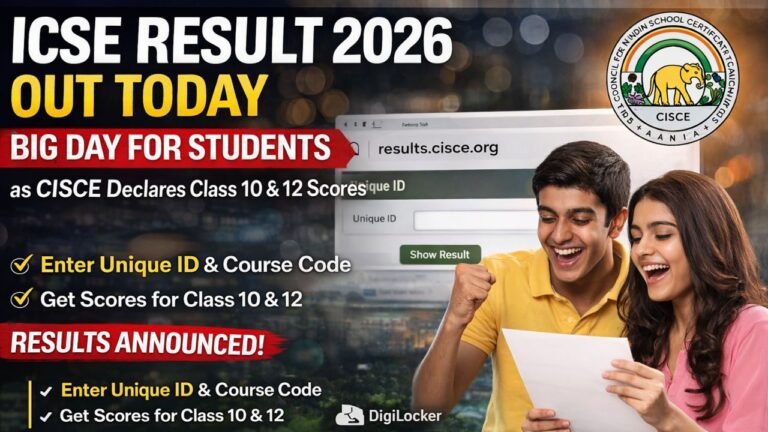 icse results cisce org