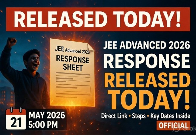 jee advanced 2026 response sheet