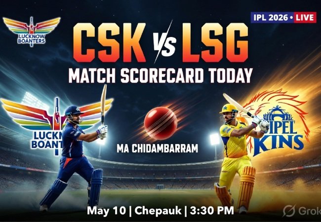 lucknow super giants vs chennai super kings match scorecard